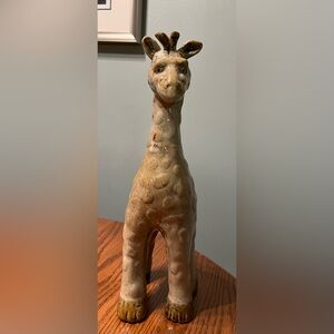 Vintage Giraffe Ceramic statue